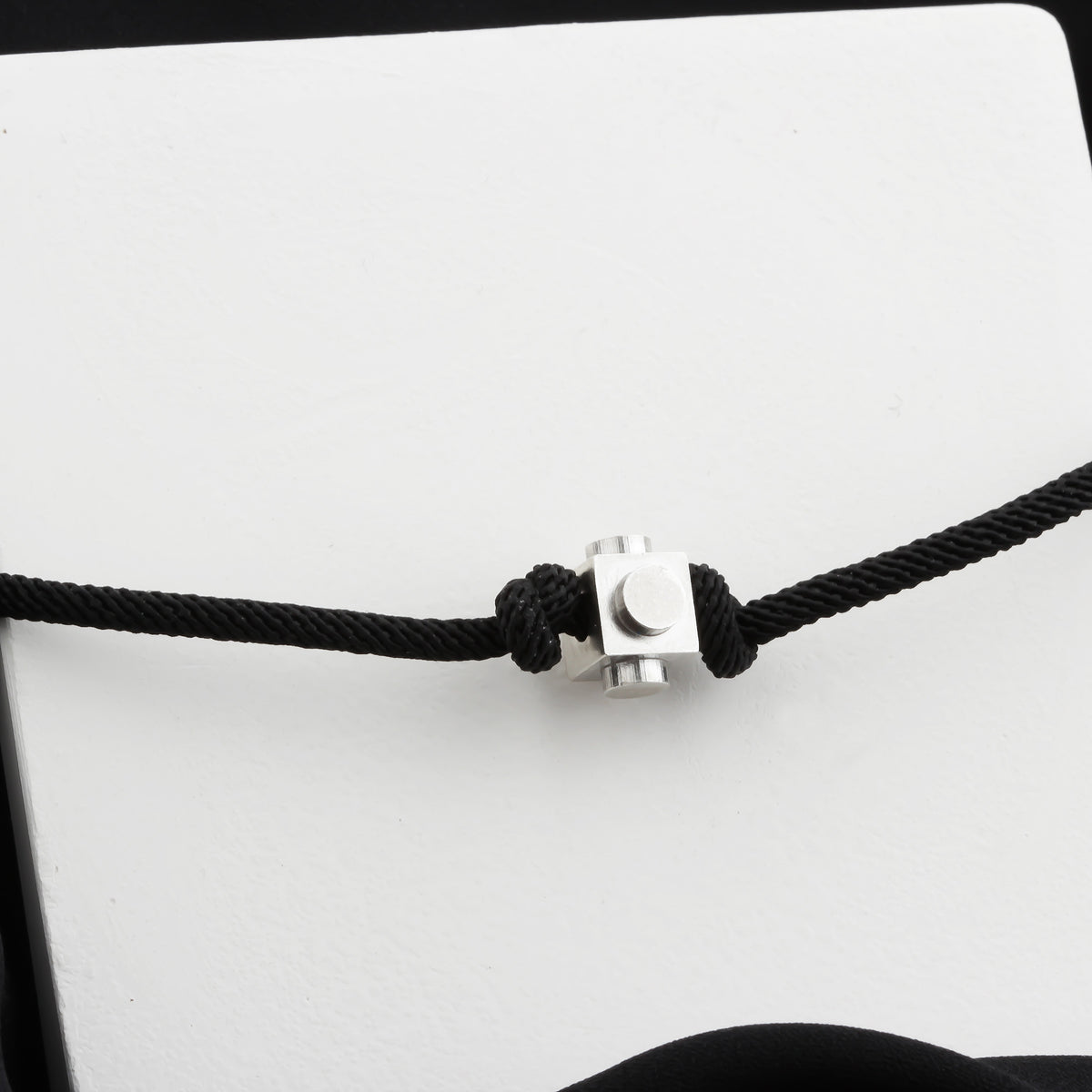 Bricks Jewel Sterling Silver Spinner Brick Rope Bracelet - alternate view 9