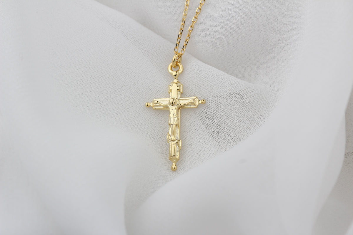 925k Sterling Silver Cross Necklace
