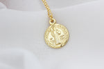 925k Sterling Silver Saint Benedict Medal Necklace