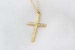 925k Sterling Silver Cross Necklace - alternate view 2