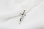 925k Sterling Silver Cross Necklace
