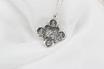 925k Sterling Silver Virgin Mary Necklace