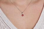 925k Sterling Silver Ladybug Necklace - alternate view 3