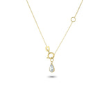 14k Solid Gold Star Necklace - alternate view 3
