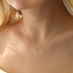 14k Solid Gold Life Tree Necklace