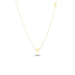 14k Solid Gold Star Necklace - alternate view 2