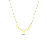 14k Solid Gold Star Necklace - alternate view 2