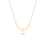 14k Solid Gold Star Necklace - alternate view 2