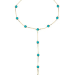 14k Solid Gold Turquoise Shahmeran Bracelet - alternate view 3