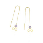 14k Solid Gold İnfitiny Earring