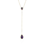 14k Solid Gold Shake Drop Necklace