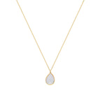 14k Solid Gold Drop Necklace