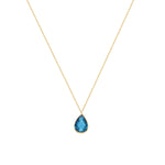 14k Solid Gold Drop Necklace