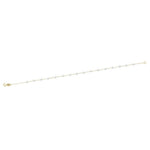 14k Solid Gold Pearl Row Bracelet - alternate view 4
