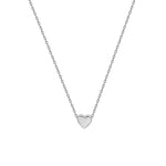 925k Sterling Silver Heart Necklace - alternate view 2