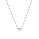 925k Sterling Silver Leaf Necklace - alternate view 2
