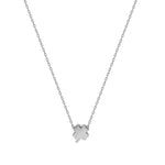 925k Sterling Silver Clover Necklace - alternate view 2