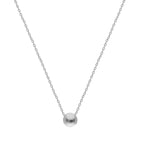 925k Sterling Silver Ball Necklace - alternate view 2