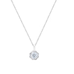 925k Sterling Silver Solitaire Necklace
