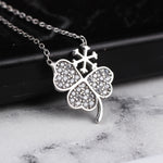 925k Sterling Silver Kar Taneli Clover Necklace