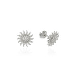 925k Sterling Silver Sun Earring - alternate view 2