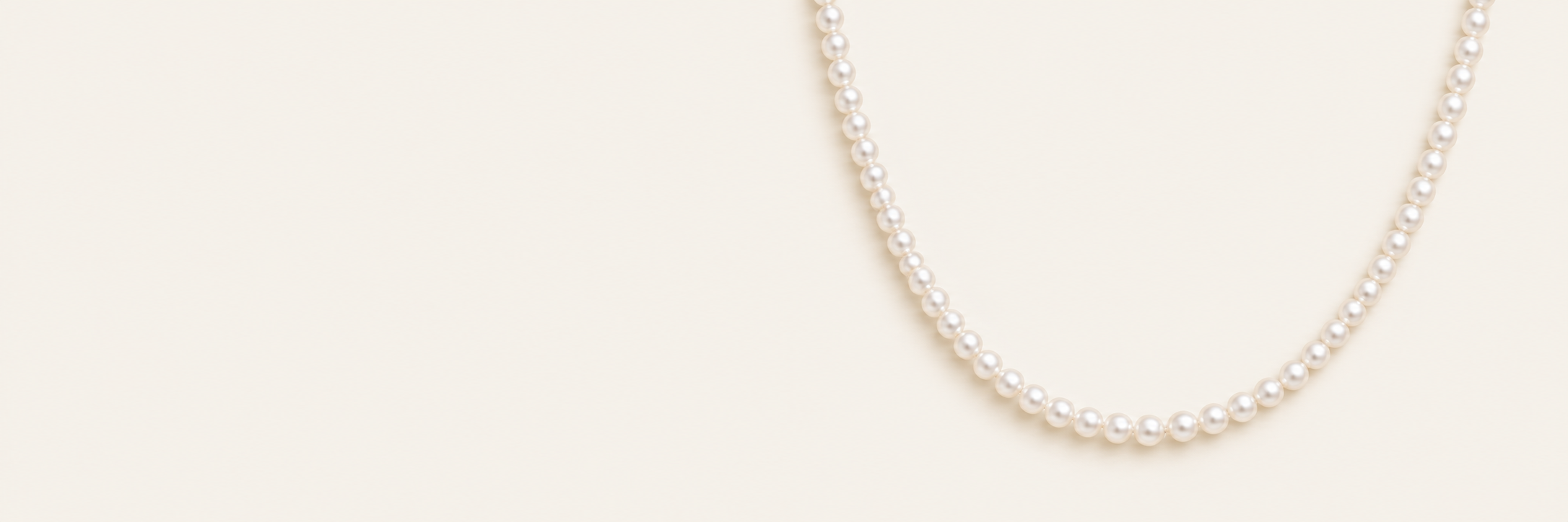 Sterling Silver Pearl Necklaces — jewellery illustration