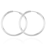 925k Sterling Silver 5,5 cm Circle Earring