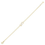 14k Solid Gold Infinity Bracelet - alternate view 4