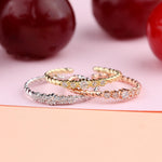 925k Sterling Silver Five Stone Ring - alternate view 2