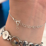 925 Sterling Silver Dragonfly Hand Chain Bracelet