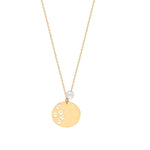 14k Solid Gold Pearl Pati Necklace - alternate view 2