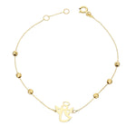 14k Solid Gold Dorika Angel Bracelet