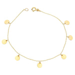 14k Solid Gold Plate Bracelet