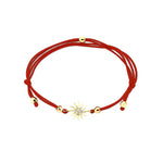14k Solid Gold Sun Bracelet