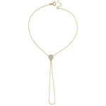 14k Solid Gold Drop Shahmaran Bracelet - alternate view 2