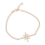 925k Sterling Silver Polar Star Bracelet