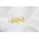 Glorria 925k Sterling Silver Personalized Birth Flower Ring