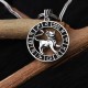 Glorria 925k Sterling Silver Male Leo Sign Necklace