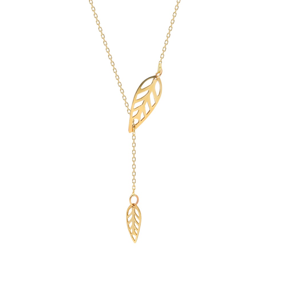 Glorria Gold Leaf Necklace